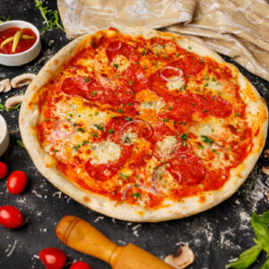 pizza diavola gorgonzola deva