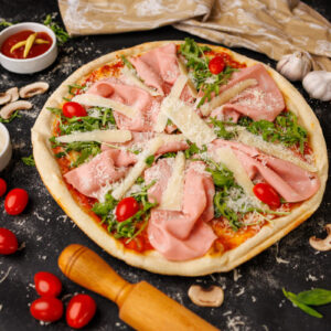 pizza mortadella deva