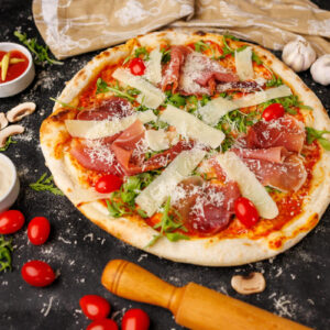 pizza prosciutto crudo deva