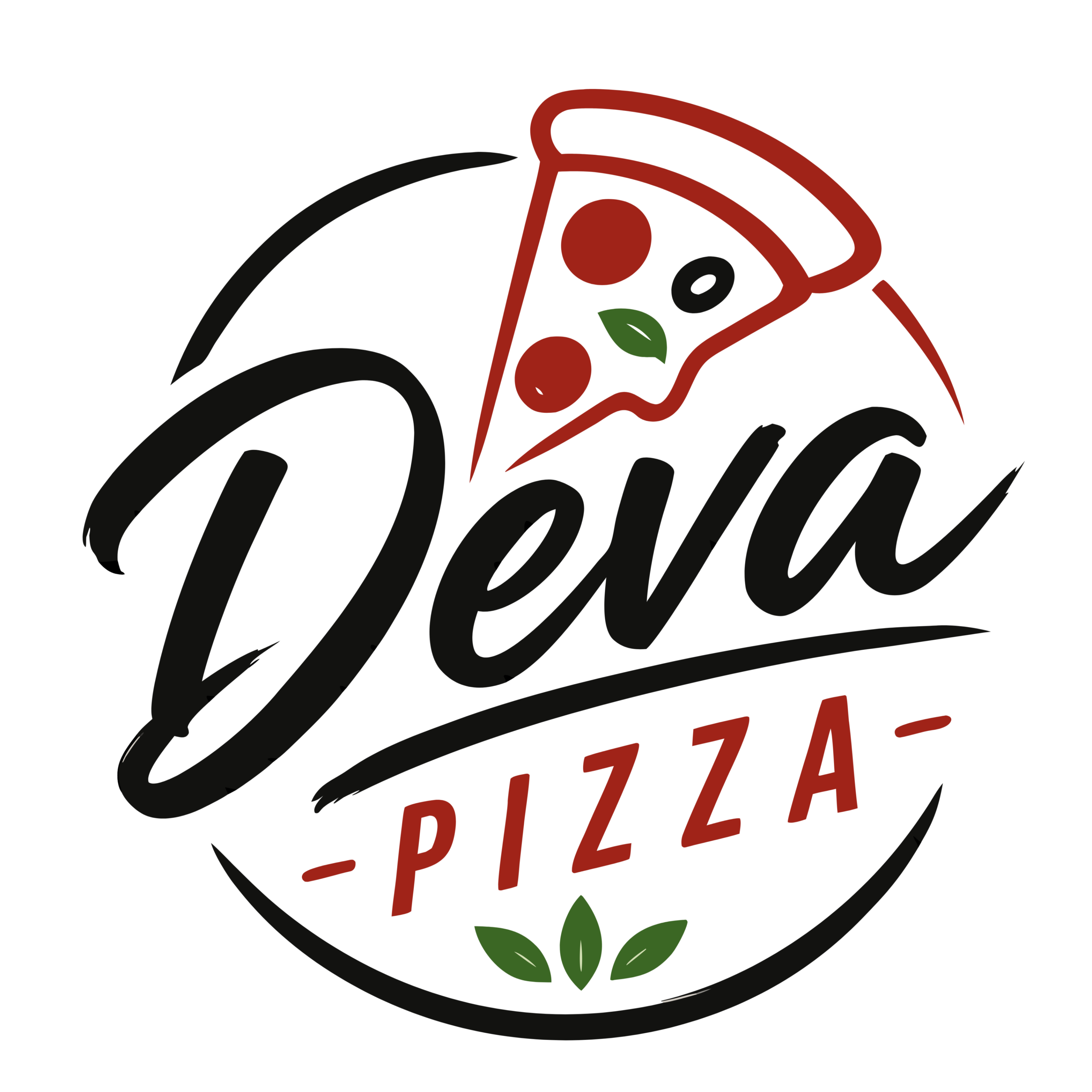 pizza deva full logo color